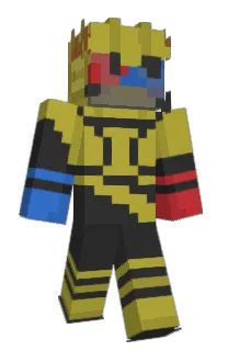 Front of retrolate's skin