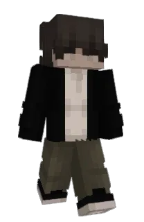 Front of 3blu's skin