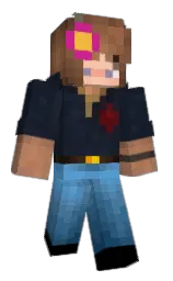 Nerdy_yY's Minecraft skin wearing the 15th Anniversary cape