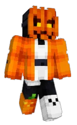 pizazz and flush orange Minecraft skin — Slim model — first worn by SocialEagle