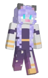 mercury and smoky Minecraft skin — Slim model — first worn by dwinMouse