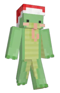 Front of Lottley's skin
