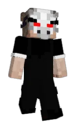cod gray and black Minecraft skin — Slim model — first worn by diablonXP