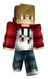 dark tan and temptress Minecraft skin — Classic model — first worn by EidenTapx