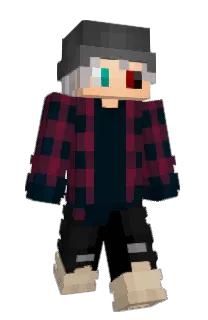 Front of Beged's skin
