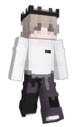 athens gray and whisper Minecraft skin — Slim model — first worn by EJFN