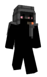 black and emperor Minecraft skin — Classic model