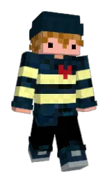 black and black pearl Minecraft skin — Slim model — first worn by Oachkotzlschwoaf