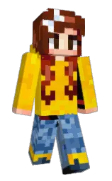 Goldengirl2009's Minecraft skin wearing the Cherry Blossom cape