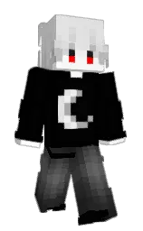 black and gallery Minecraft skin — Slim model — first worn by _Neutron_
