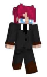 thunder and black Minecraft skin — Slim model — first worn by Finnley_St4rfish