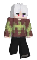 Drimbik's Minecraft skin wearing the Menace cape