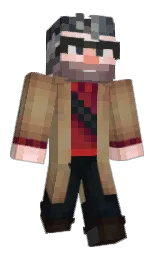 Nathananiel's Minecraft skin wearing the Migrator cape
