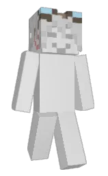 mercury and silver Minecraft skin — Slim model