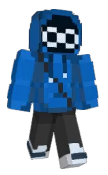 denim and science blue Minecraft skin — Classic model — first worn by Gysaac