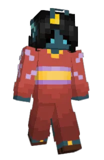 Front of AluminumFox's skin