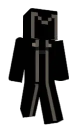 black and soya bean Minecraft skin — Slim model