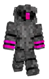black and tundora Minecraft skin — Classic model
