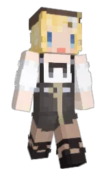 Zeehf's Minecraft skin wearing the Pan cape