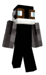 dove gray and zambezi Minecraft skin — Classic model — first worn by hannhums