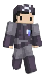 SrPlease's Minecraft skin wearing the Pan cape