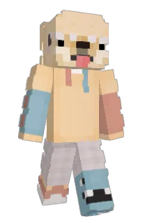 Front of Spuunii's skin