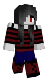 Model_N's Minecraft skin wearing the Migrator cape
