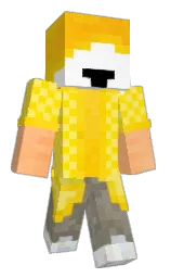 paris daisy and school bus yellow Minecraft skin — Classic model — first worn by AntiBum