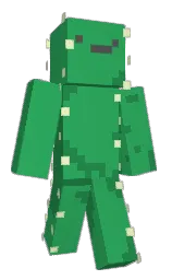 black and eucalyptus Minecraft skin — Classic model