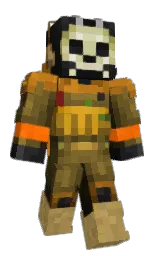 Sekkter's Minecraft skin wearing the Migrator cape