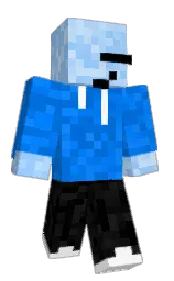 anakiwa and science blue Minecraft skin — Classic model