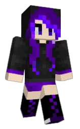ShukujoKarasu's Minecraft skin wearing the Migrator cape