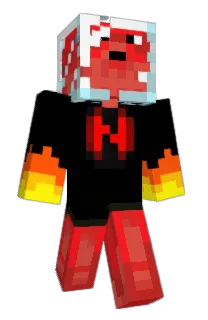 Front of Raphonaut's skin