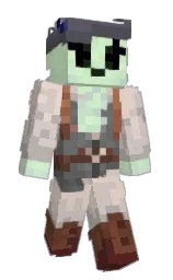 bizarre and swirl Minecraft skin — Slim model — first worn by cybCAT