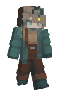 Front of Daawiid's skin