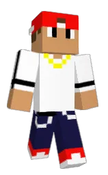 white and bunting Minecraft skin — Classic model
