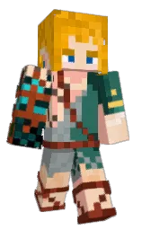 Link_55's Minecraft skin wearing the Pan cape