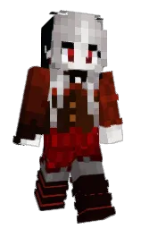 blue charcoal and creole Minecraft skin — Slim model — first worn by wMisieur