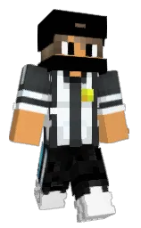black and porsche Minecraft skin — Classic model