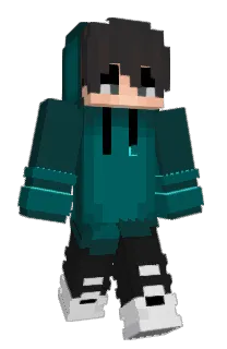 Front of Klofec's skin
