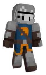gray and boulder Minecraft skin — Classic model — first worn by Kavacrah