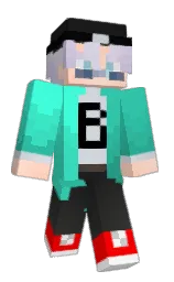 cod gray and aquamarine Minecraft skin — Classic model