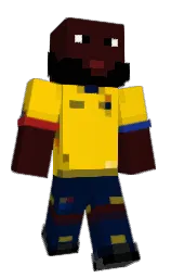 graphite and midnight Minecraft skin — Classic model