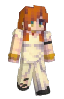 Front of ClaraTheRed's skin