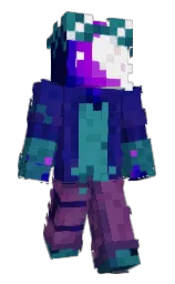 alabaster and deep koamaru Minecraft skin — Slim model