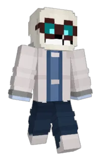 Front of Cleybun's skin