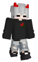 Upiz's Minecraft skin wearing the Migrator cape