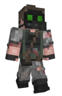 Front of Sazank's skin