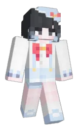 mercury and shark Minecraft skin — Slim model — first worn by jjin_jin_1219