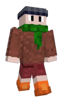 Front of Grefter's skin